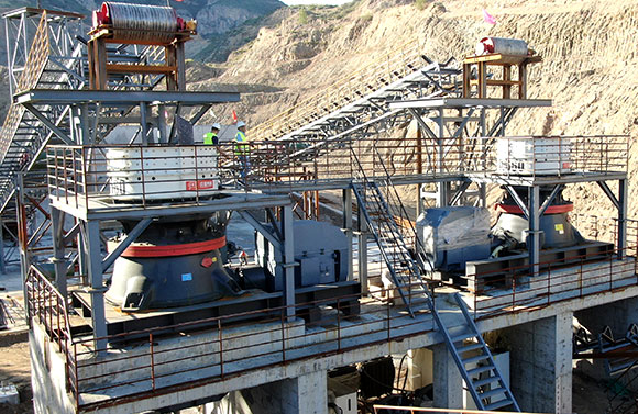 移动破碎生产线工艺流程